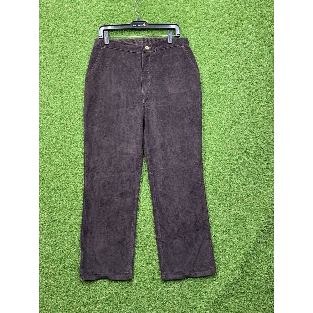 Vintage Maverick Pants Mens 38 Brown Corduroy Jeans Made in USA True V 80s